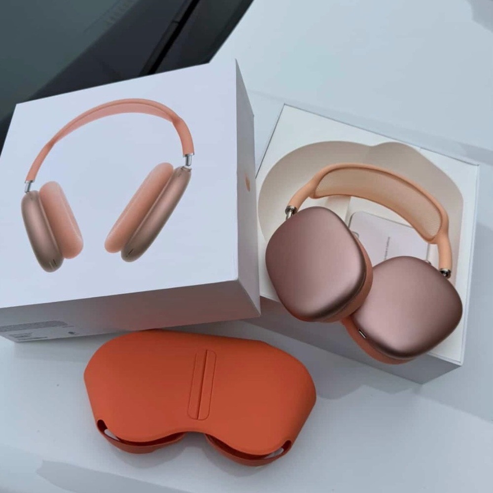 🎧 Apple AirPods Max – Pink (Peach) – Excellent Condition – 100% Authentic